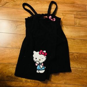 HELLO KITTY WRAP FLEECE BATH TOWEL ROBE SZ LARGE